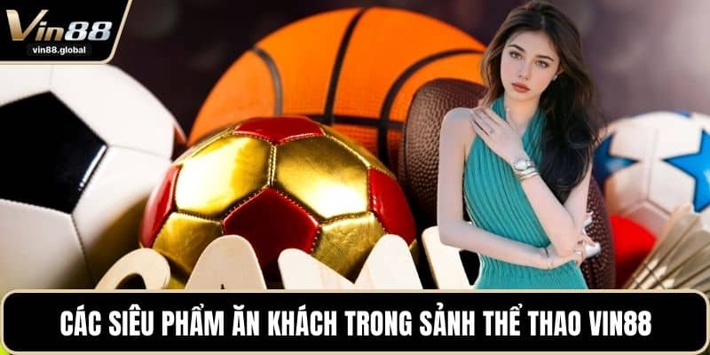 Các siêu phẩm ăn khách trong sảnh thể thao VIN88